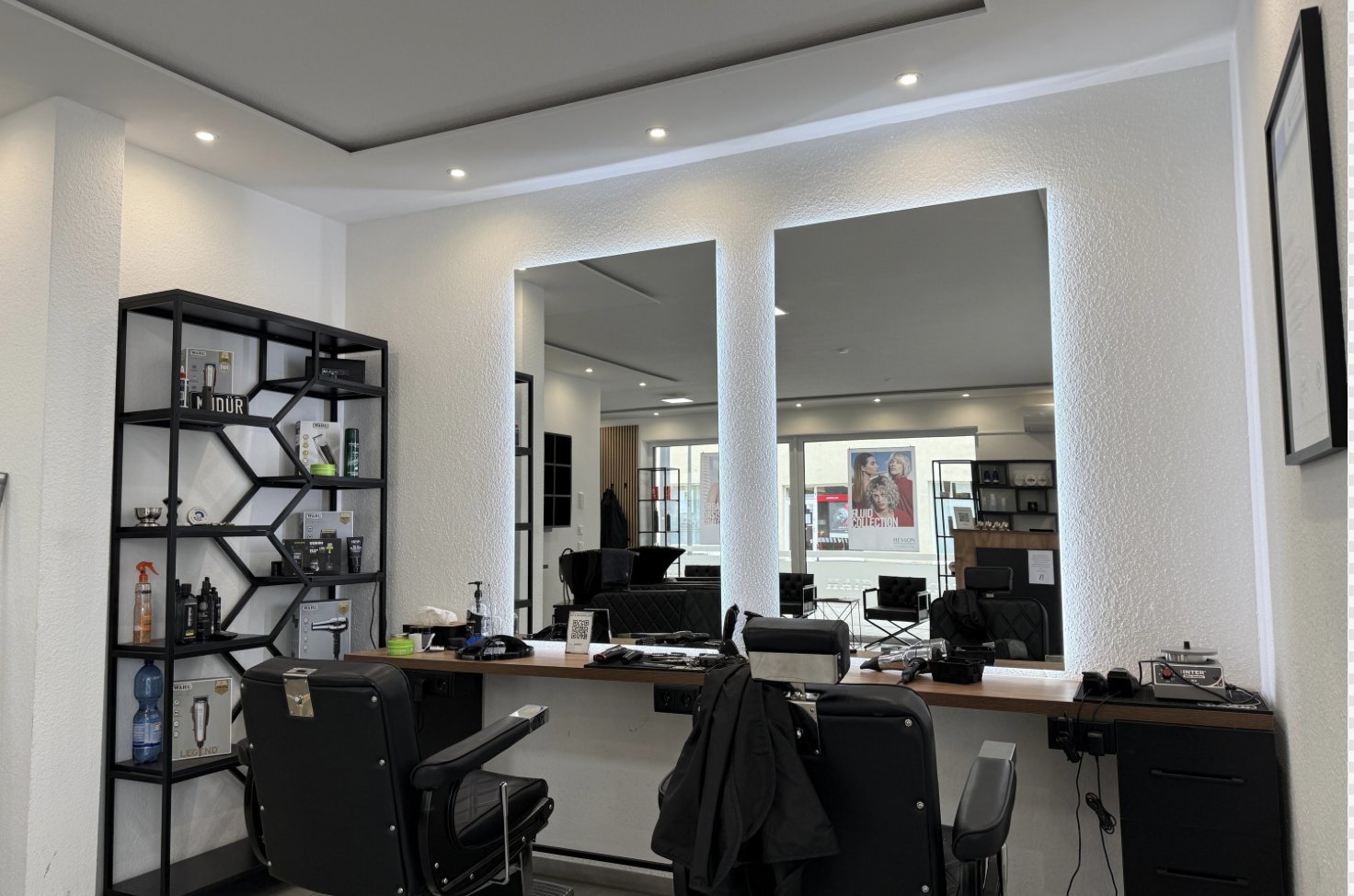 Styling-Stationen im Salon HairDesign